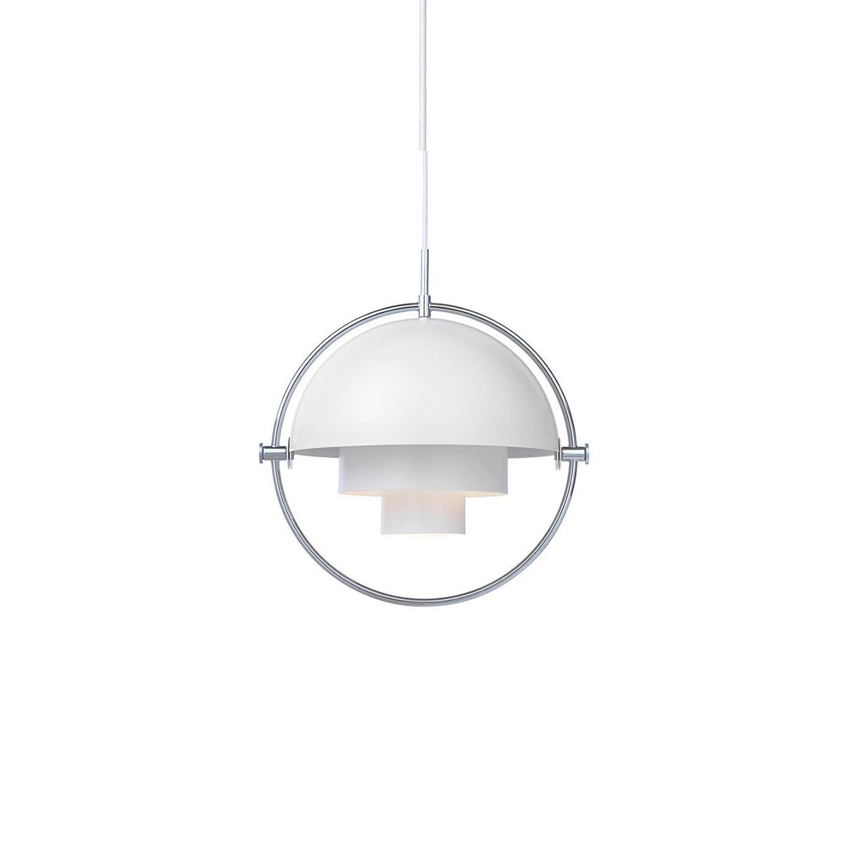 Lampada a sospensione a sfera deformata