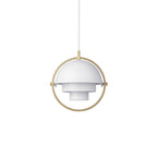 Lampada a sospensione a sfera deformata