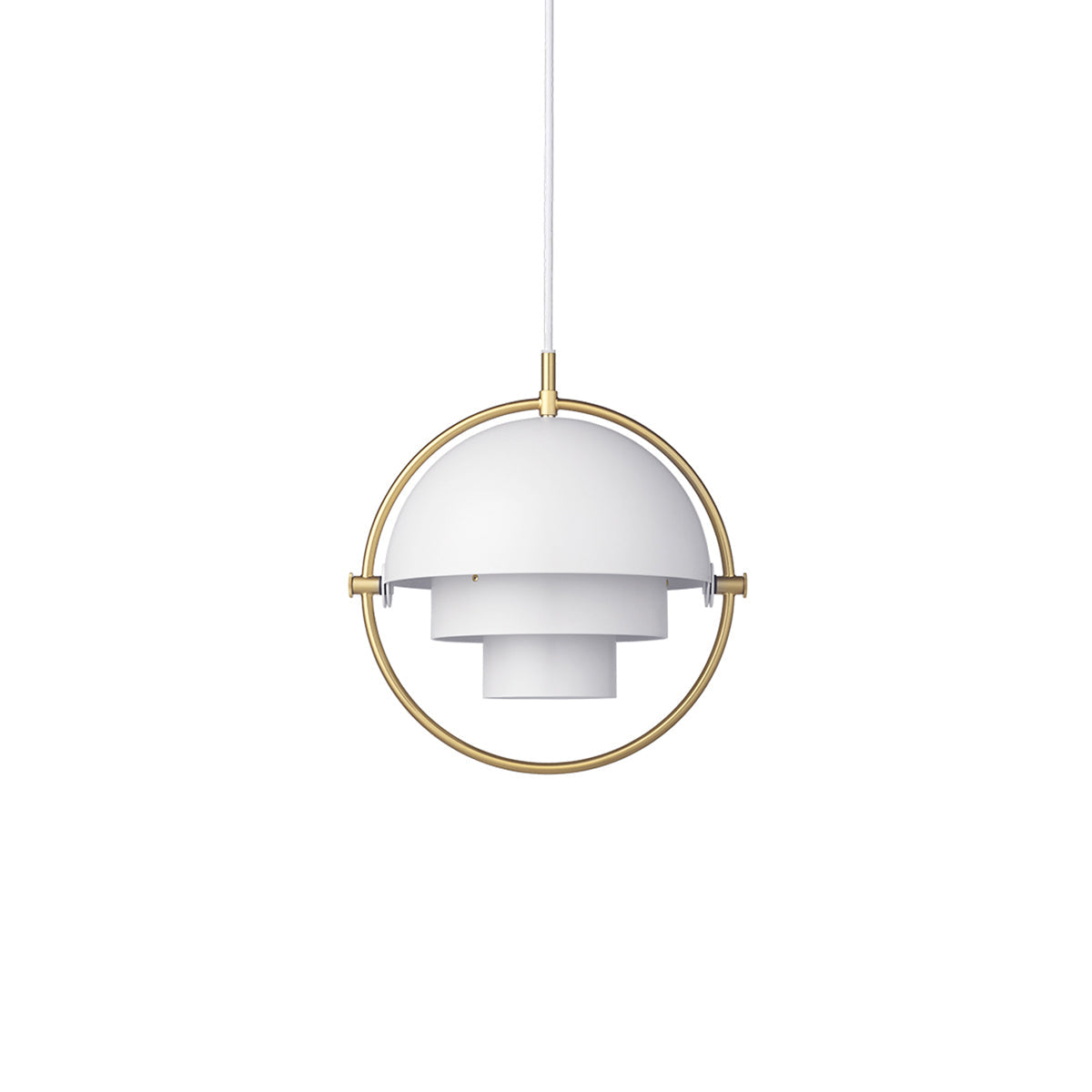 Lampada a sospensione a sfera deformata