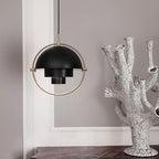 Lampada a sospensione a sfera deformata