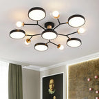 Lampada da Soffitto Moderna a Più Lampadine per Soggiorno