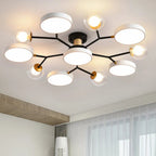 Lampada da Soffitto Moderna a Più Lampadine per Soggiorno