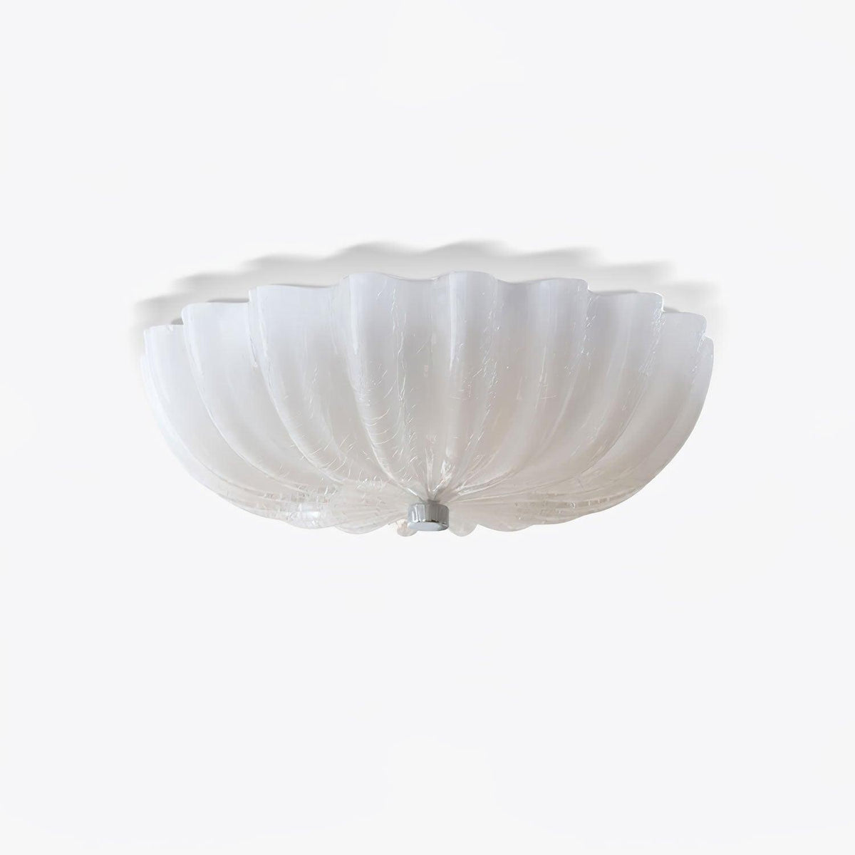 Lampada da soffitto in vetro soffiato di Murano