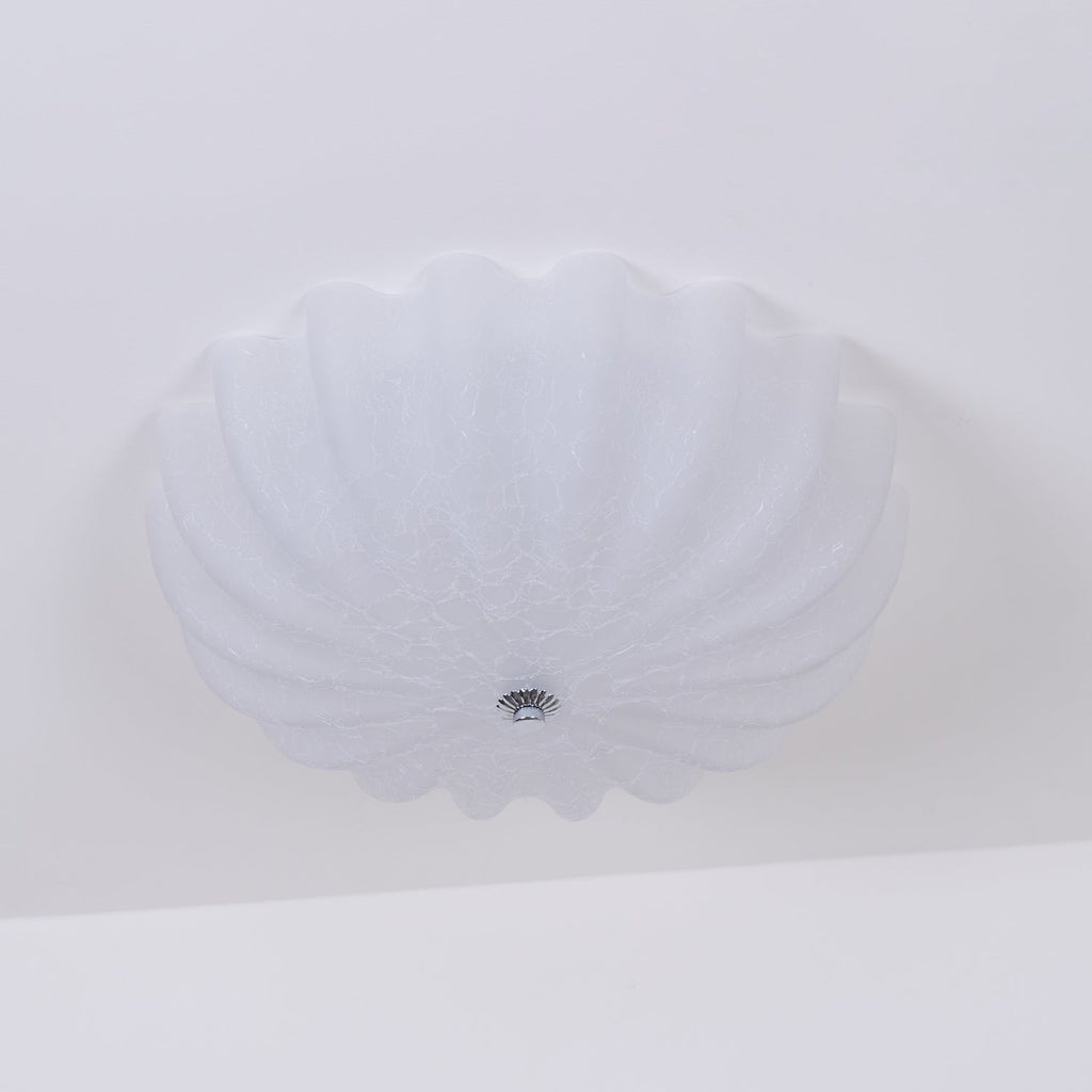 Lampada da soffitto in vetro soffiato di Murano