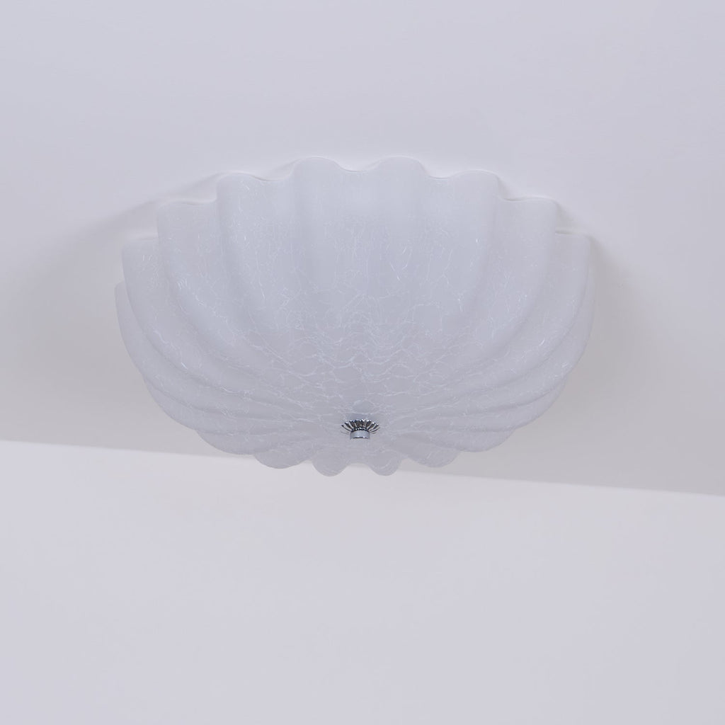 Lampada da soffitto in vetro soffiato di Murano