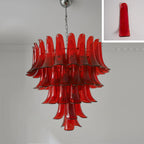 Lampadario in Vetro a Petali a Strati