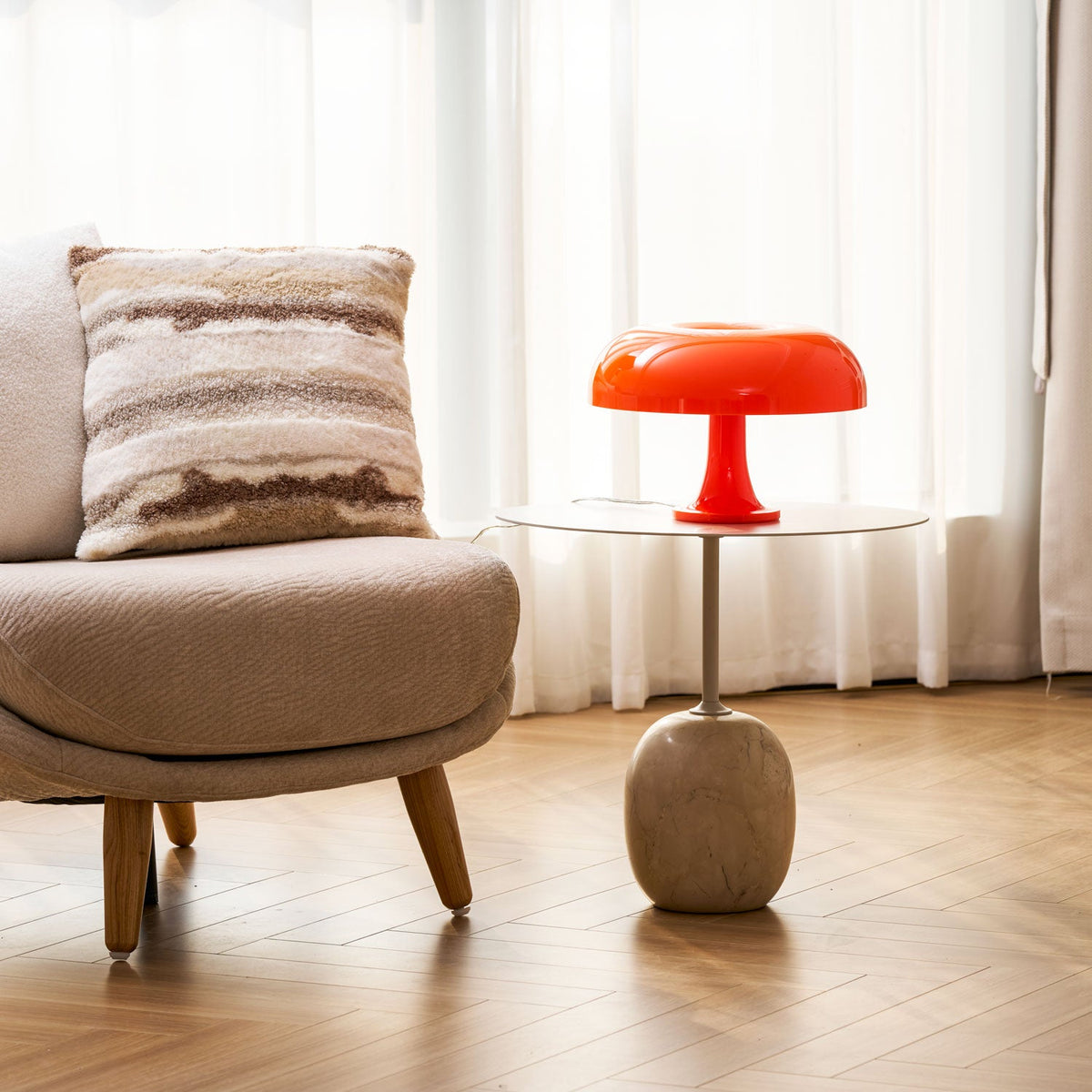 Lampada da Tavolo Giocosa a Forma di Fungo