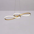 Lampada a sospensione LED con design di note musicali moderne