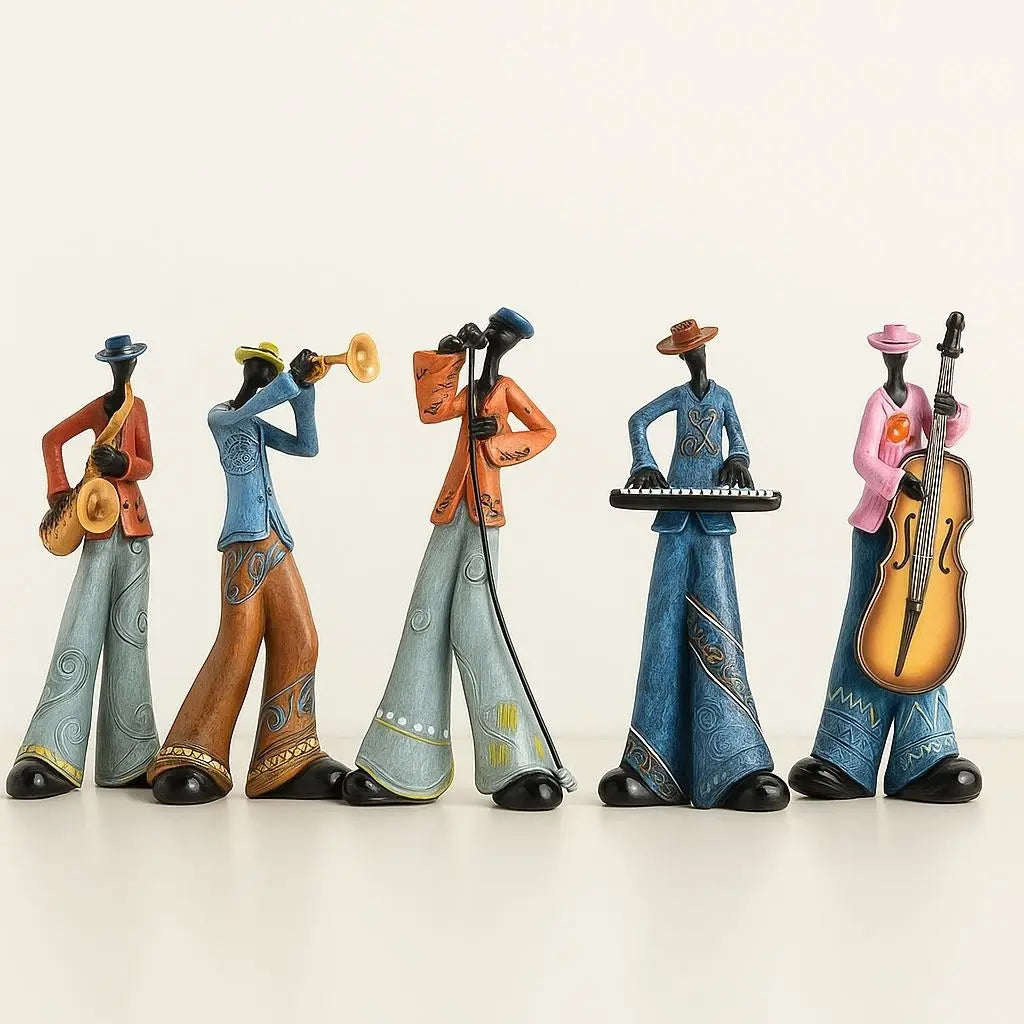 Figurine Musicisti Retro