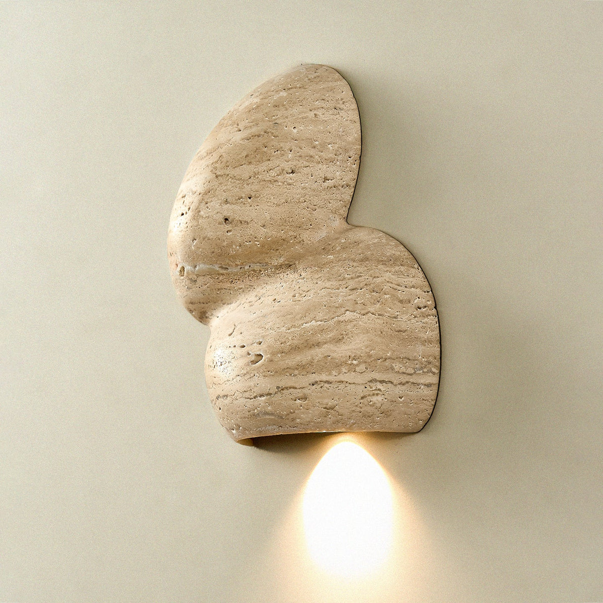 Lampada da Parete Mya in Travertino