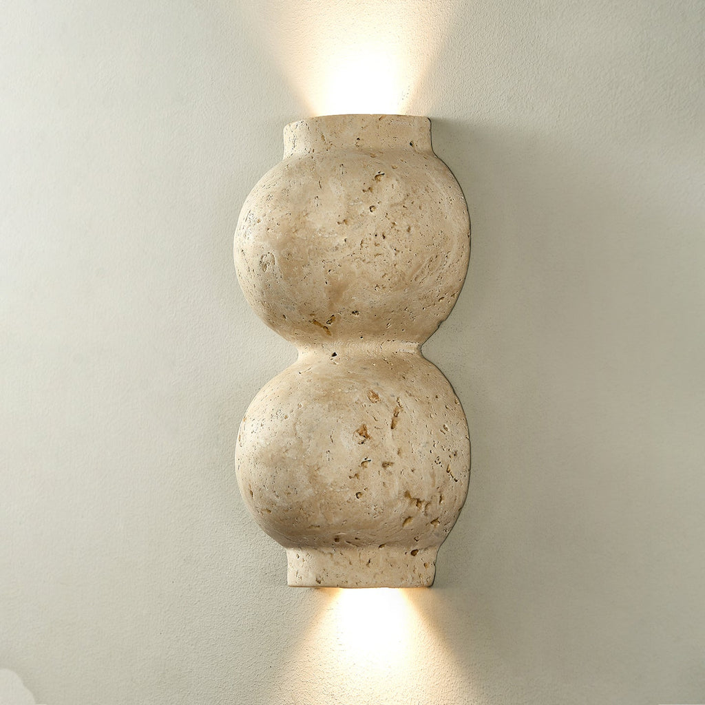 Lampada da Parete Mya in Travertino