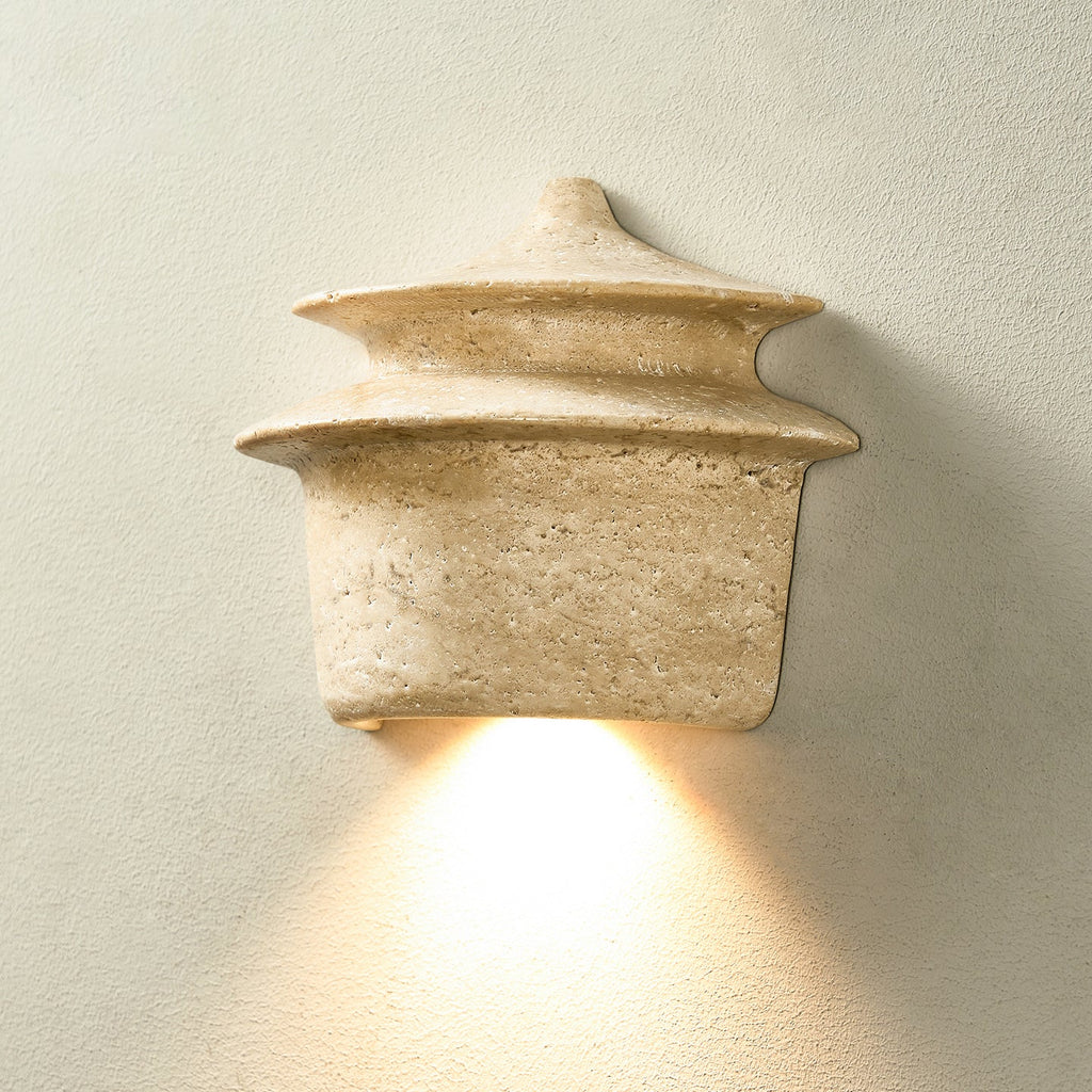 Lampada da Parete Mya in Travertino