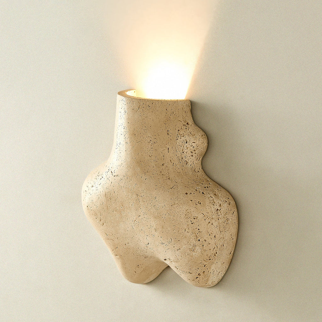 Lampada da Parete Mya in Travertino