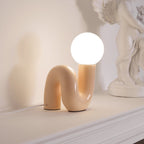 Lampada da Tavolo Giocosa a Forma di N