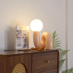 Lampada da Tavolo Giocosa a Forma di N