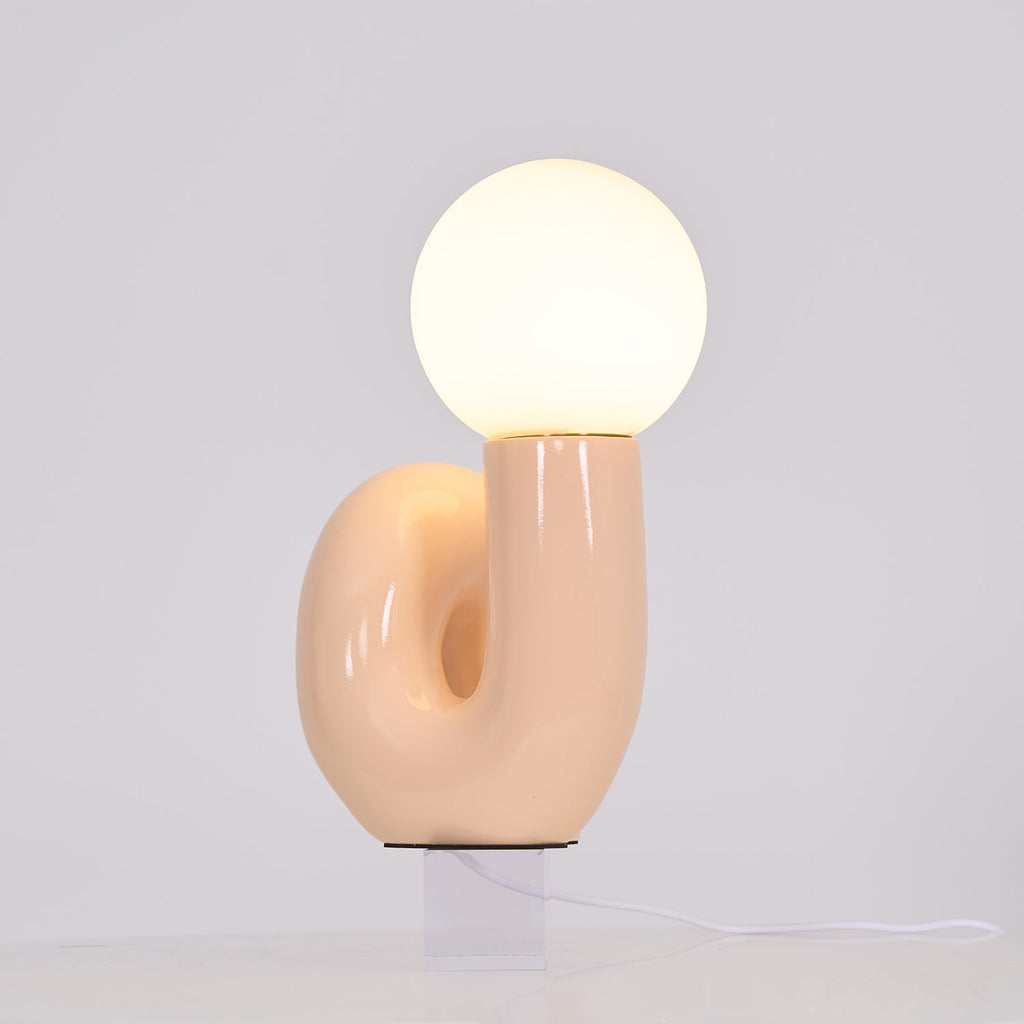 Lampada da Tavolo Giocosa a Forma di N