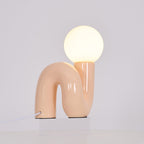 Lampada da Tavolo Giocosa a Forma di N