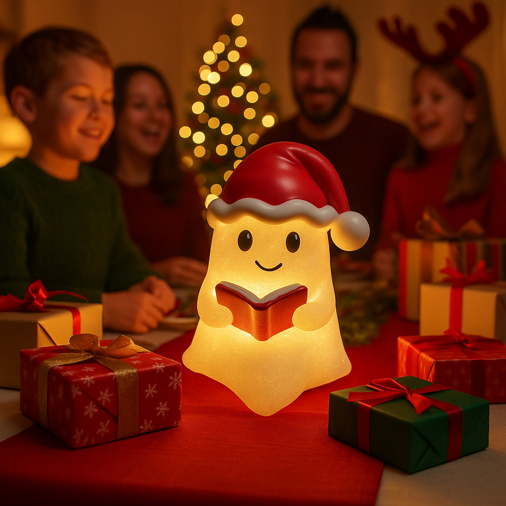 Figura Natalizia LED – Illuminazione Decorativa di Natale con Design Giocoso