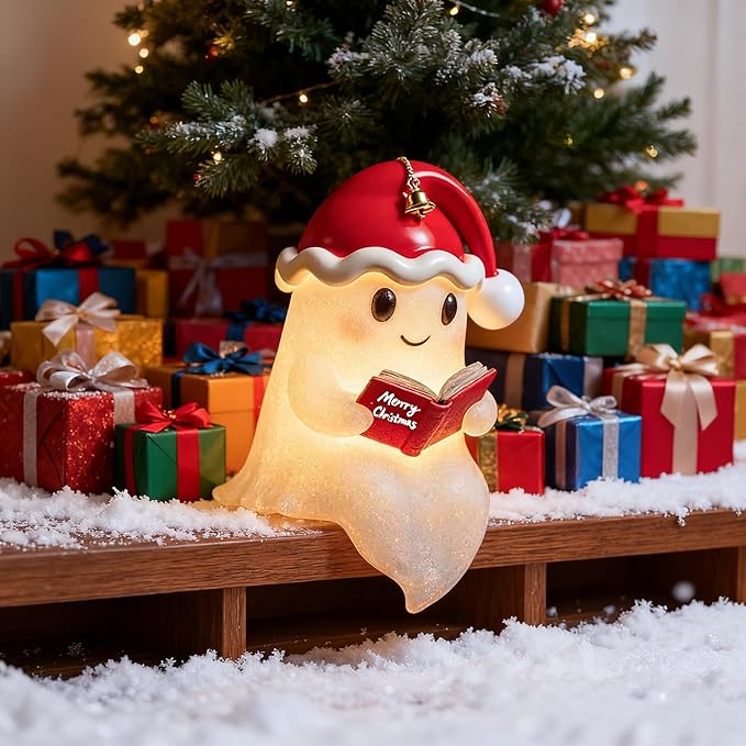 Figura Natalizia LED – Illuminazione Decorativa di Natale con Design Giocoso