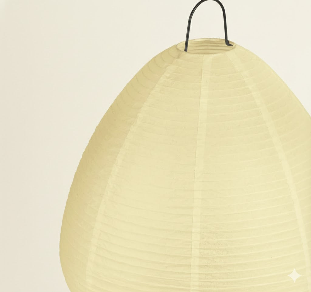 Lampada in Carta Nari – Luce da Tavolo LED Moderna con Luce Calda