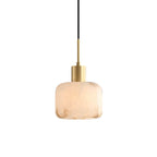 Lampada a sospensione piccola in Alabastro Naturale