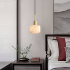 Lampada a sospensione piccola in Alabastro Naturale