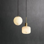 Lampada a sospensione piccola in Alabastro Naturale