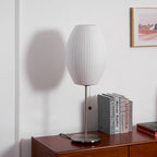 Lampada da Tavolo Bubble in Seta Finta