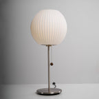 Lampada da Tavolo Bubble in Seta Finta