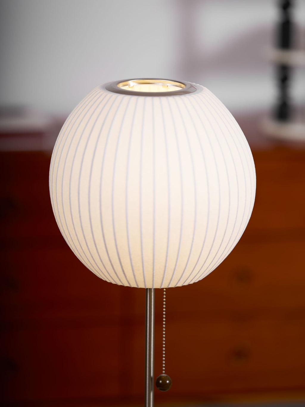 Lampada da Tavolo Bubble in Seta Finta