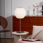 Lampada da Tavolo Bubble in Seta Finta