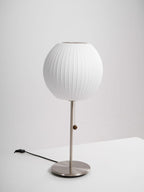 Lampada da Tavolo Bubble in Seta Finta