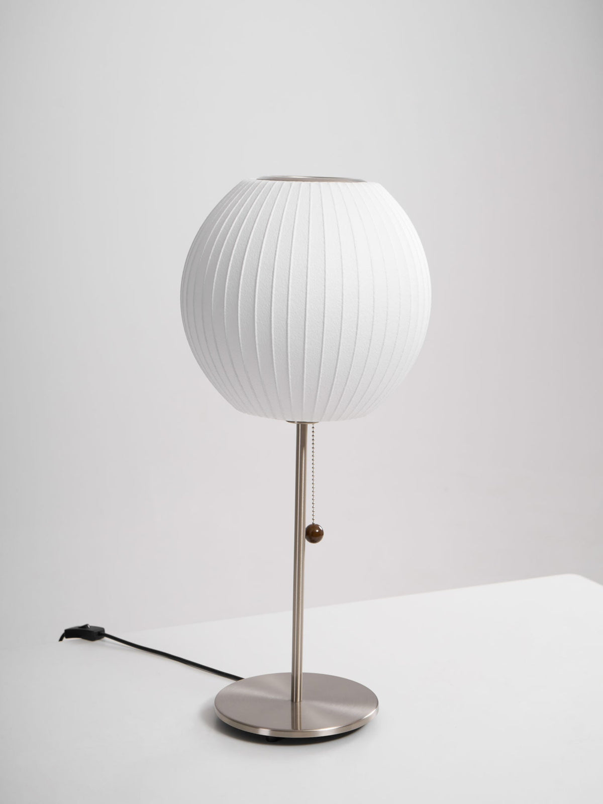 Lampada da Tavolo Bubble in Seta Finta