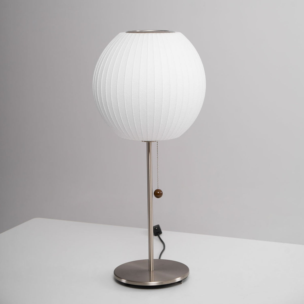 Lampada da Tavolo Bubble in Seta Finta