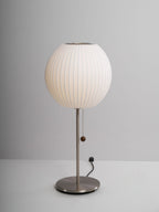 Lampada da Tavolo Bubble in Seta Finta