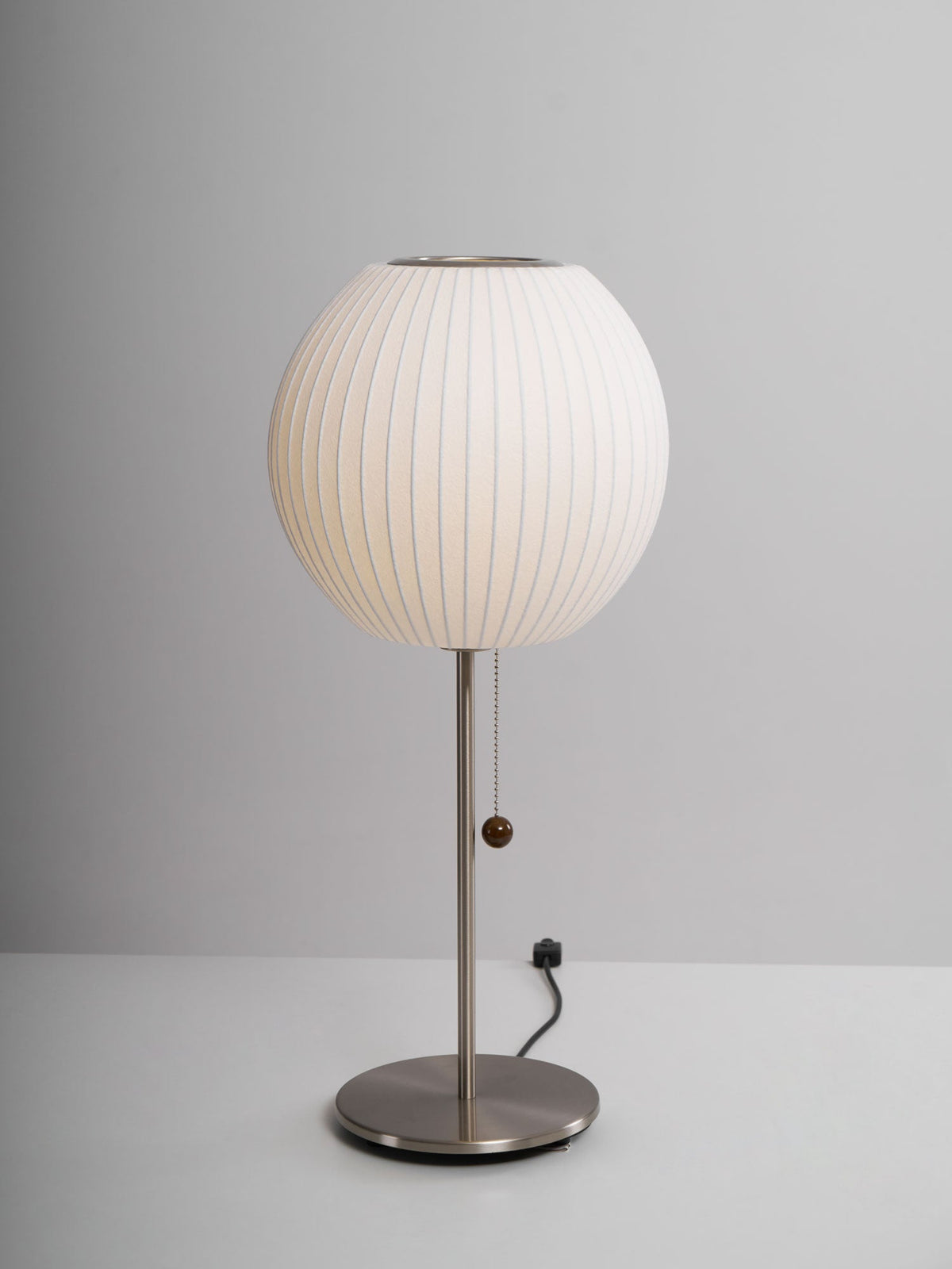 Lampada da Tavolo Bubble in Seta Finta