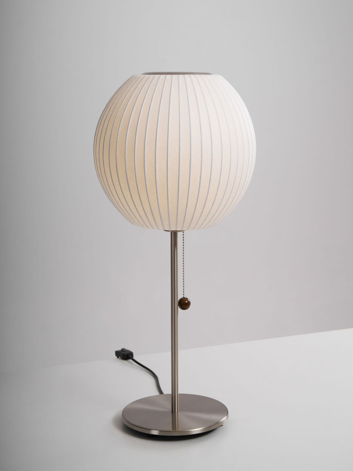 Lampada da Tavolo Bubble in Seta Finta