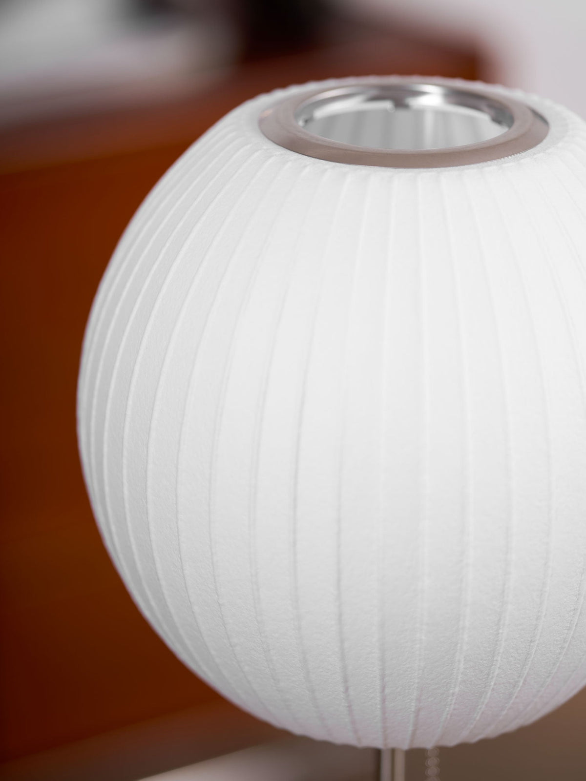 Lampada da Tavolo Bubble in Seta Finta