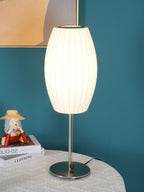 Lampada da Tavolo Bubble in Seta Finta