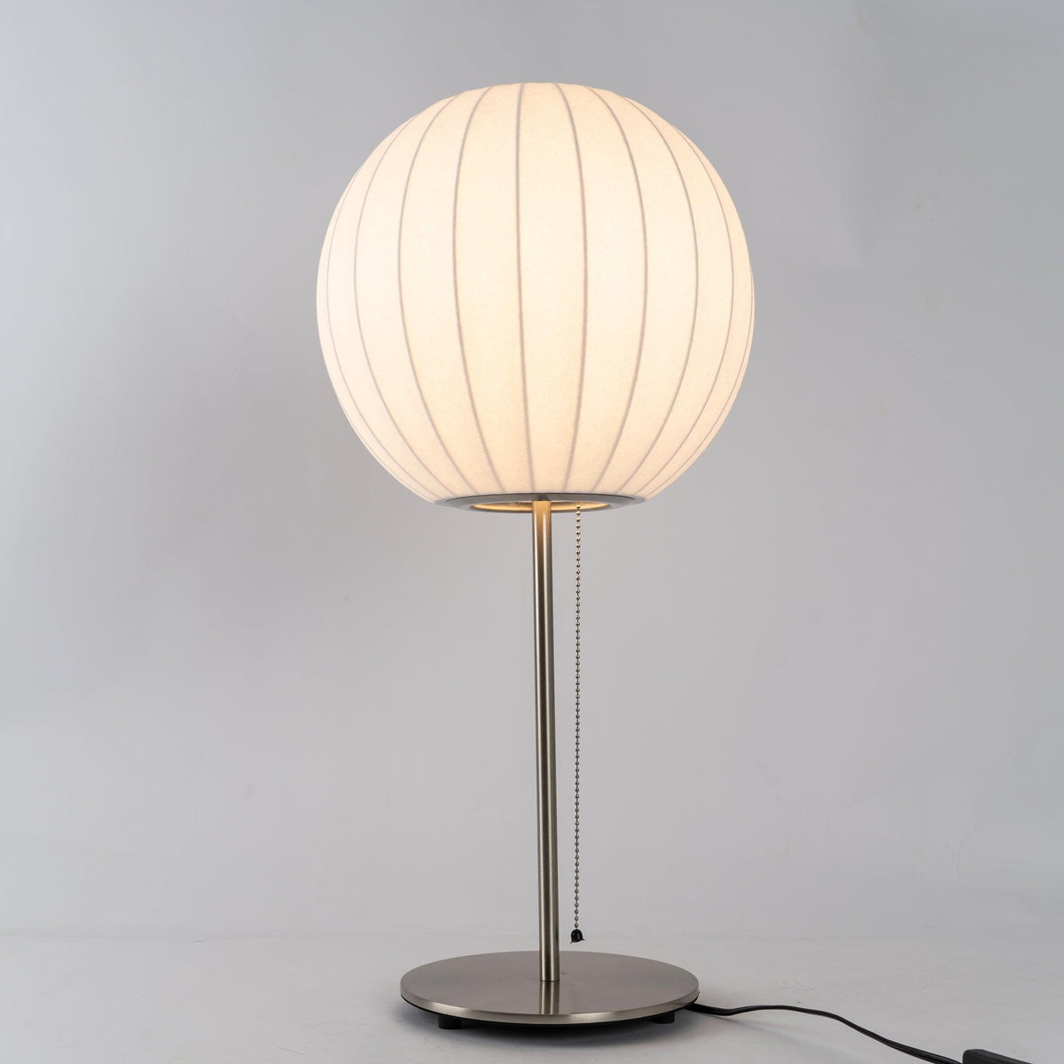 Lampada da Tavolo Bubble in Seta Finta