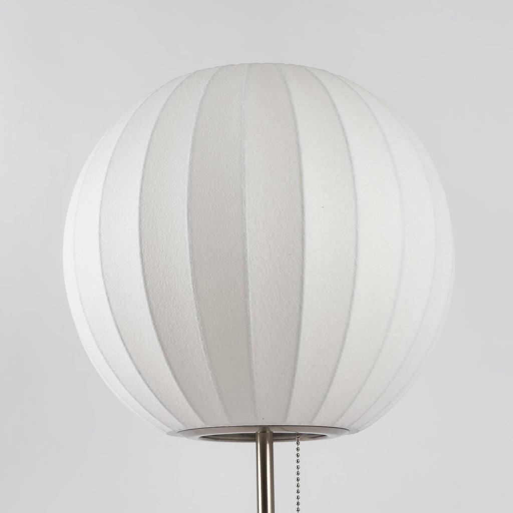 Lampada da Tavolo Bubble in Seta Finta
