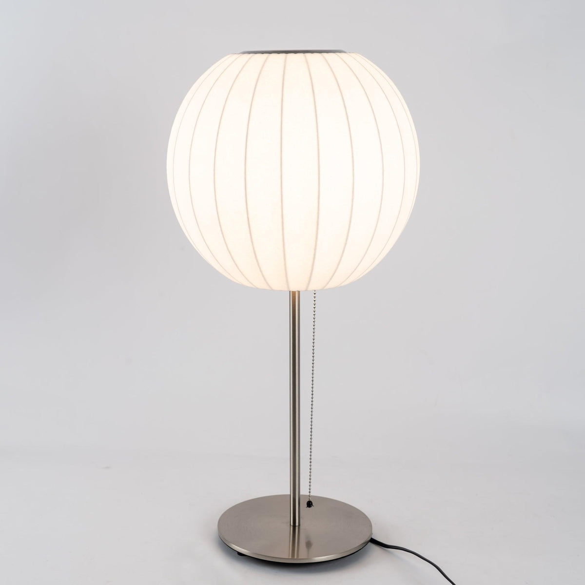 Lampada da Tavolo Bubble in Seta Finta