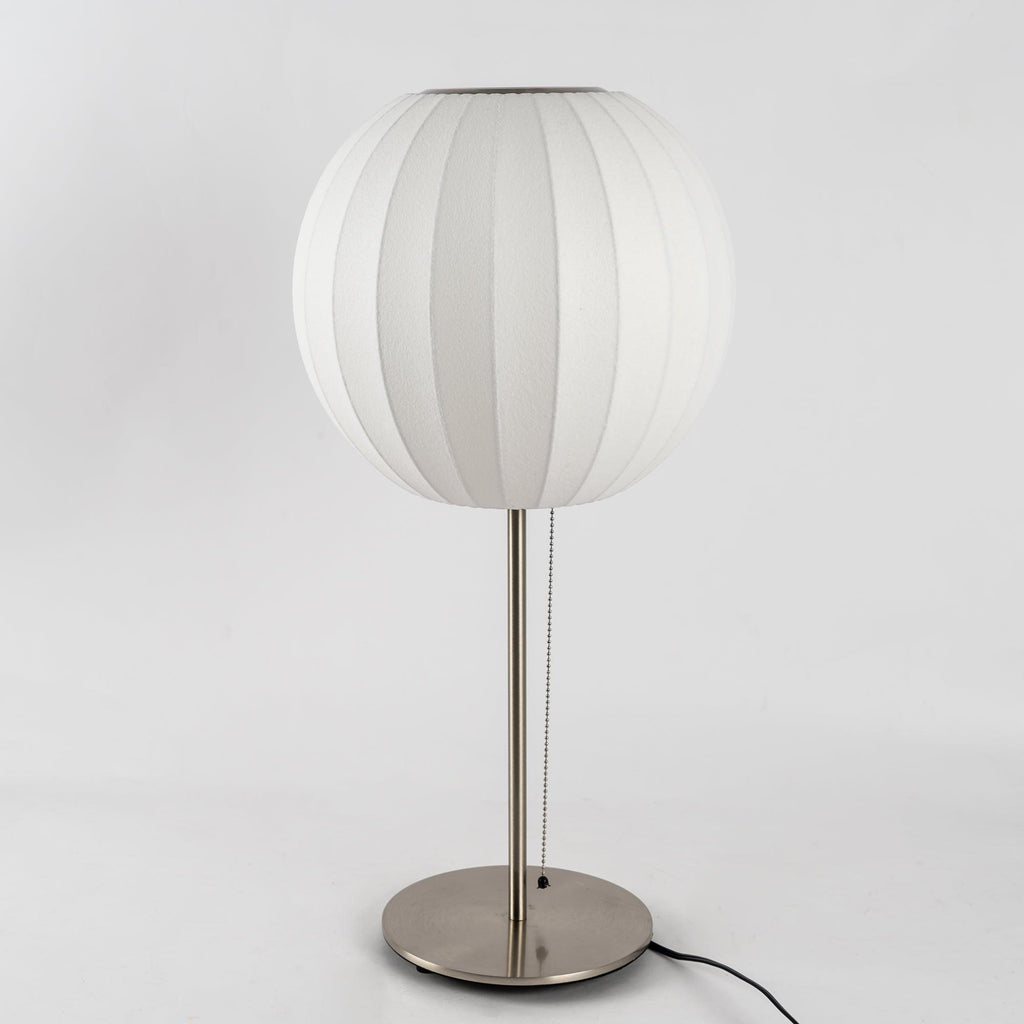 Lampada da Tavolo Bubble in Seta Finta