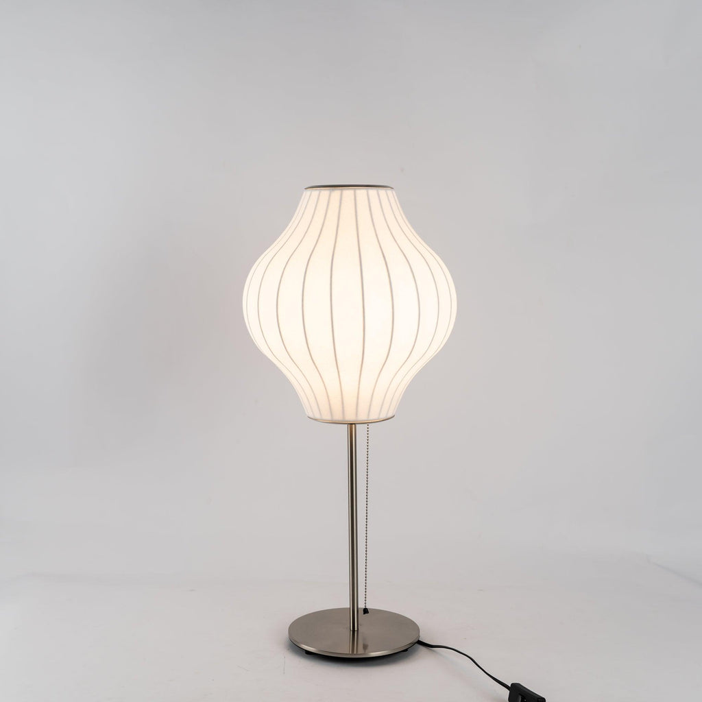 Lampada da Tavolo Bubble in Seta Finta