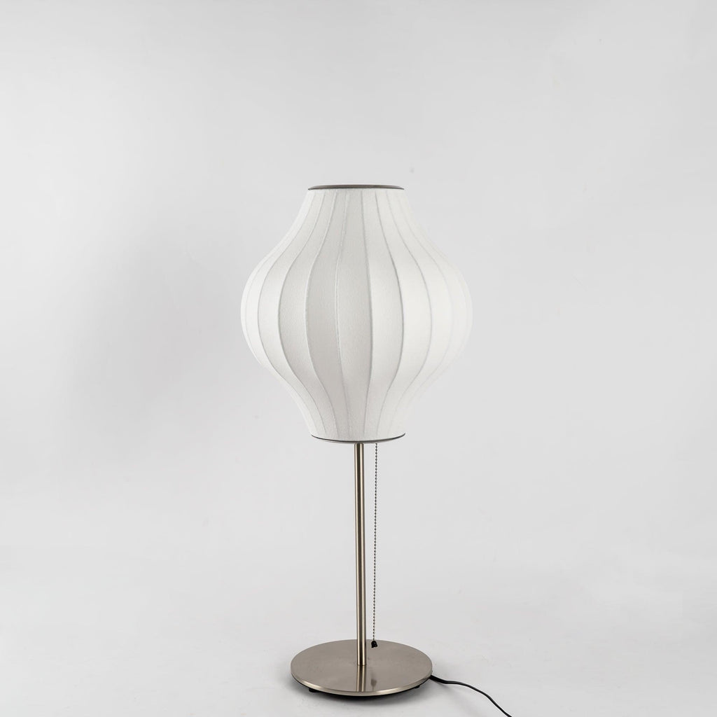 Lampada da Tavolo Bubble in Seta Finta