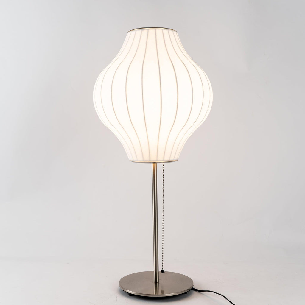 Lampada da Tavolo Bubble in Seta Finta