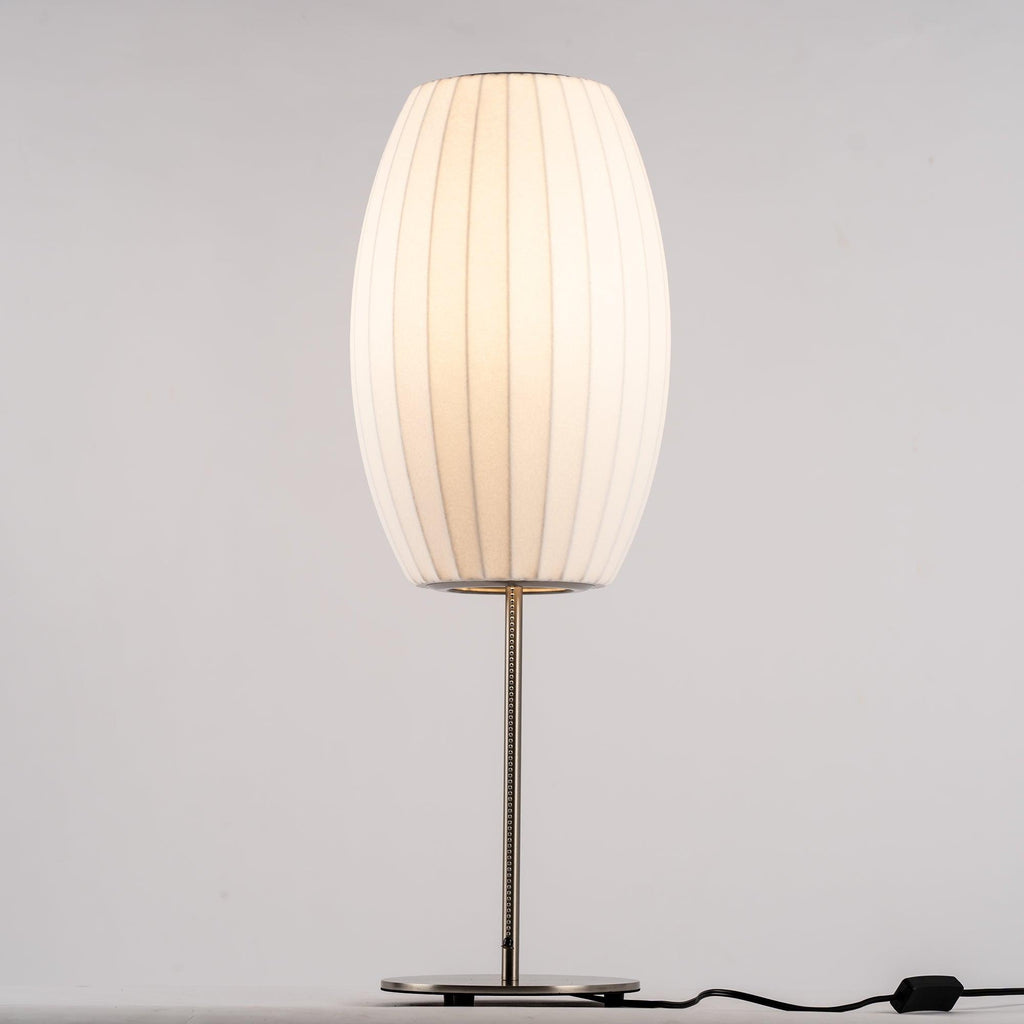 Lampada da Tavolo Bubble in Seta Finta
