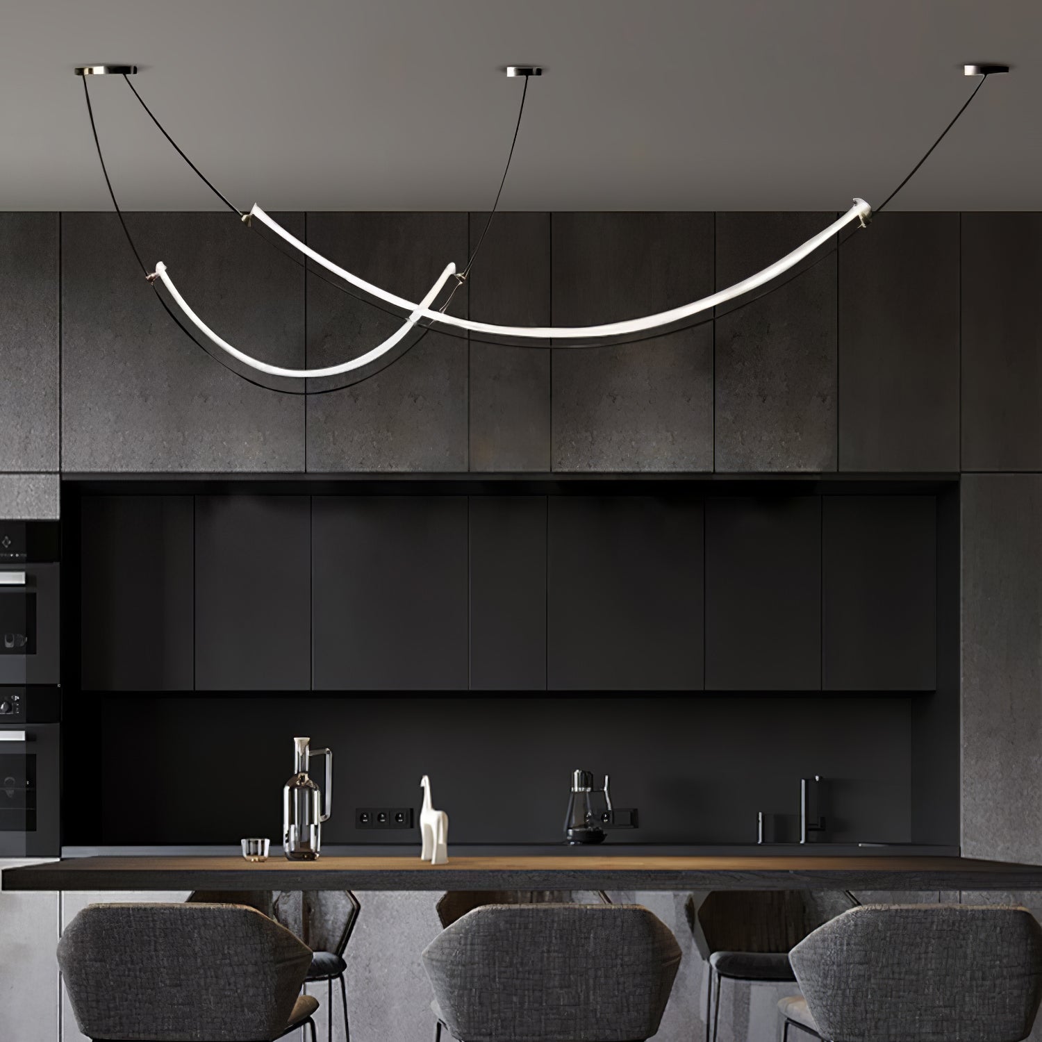 Arisha Lampada a Sospensione LED Curva