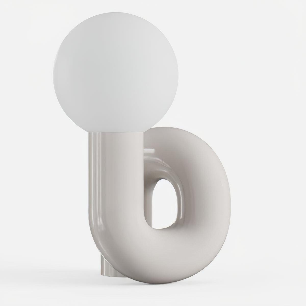 Lampada da Tavolo Giocosa a Forma di N