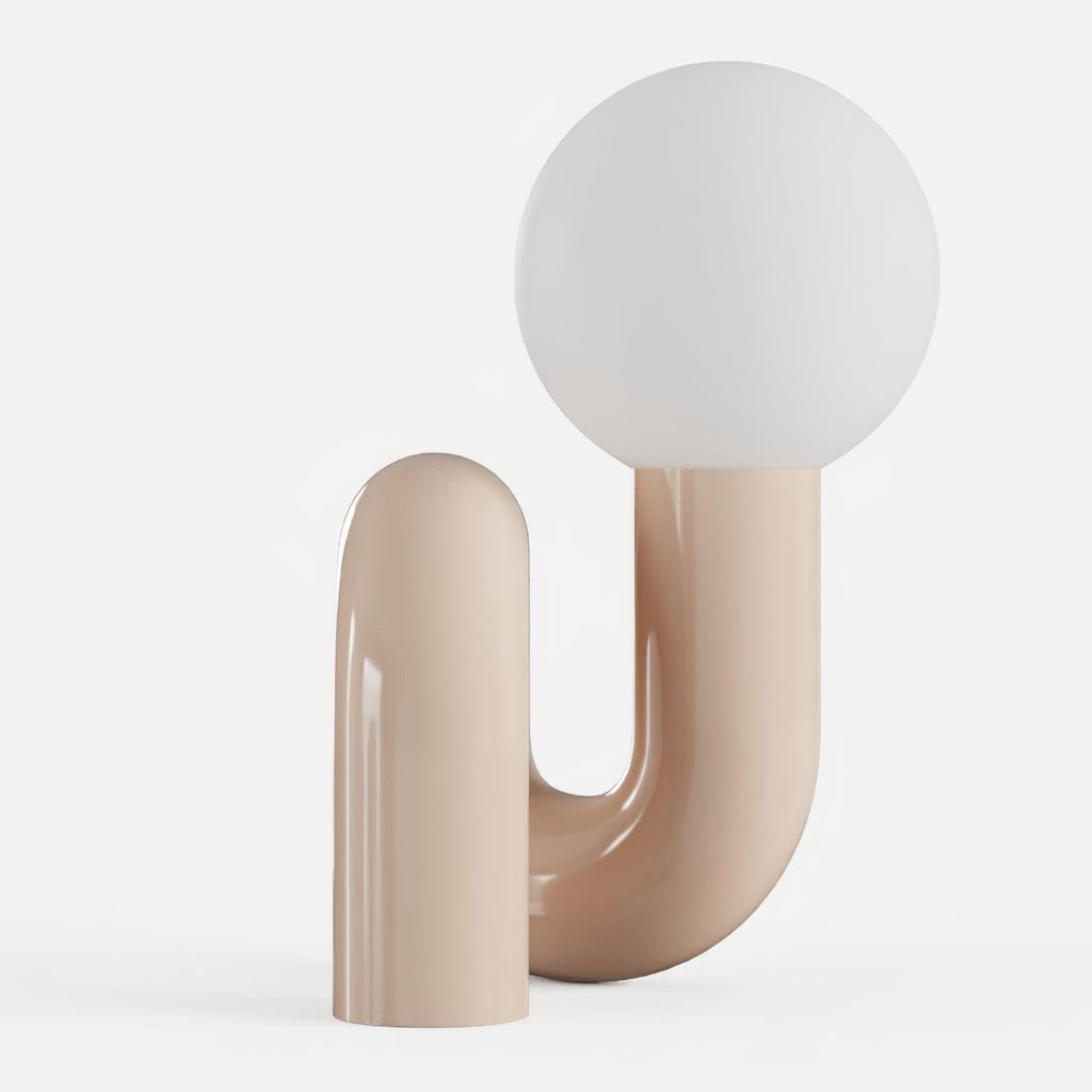 Lampada da Tavolo Giocosa a Forma di N